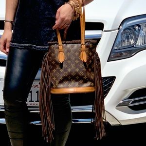 Authentic LV bag with real leather